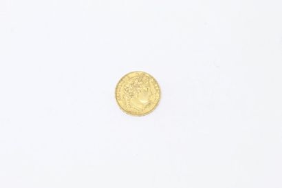 Pièce en or de 20 francs Cérès IIème République,...