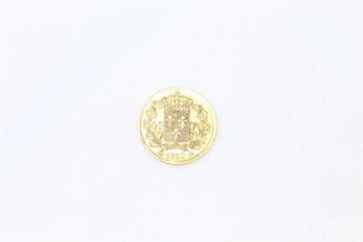 null Pièce en or de 40 francs Charles X (1830 A) 

Poids : 12.90 g. 