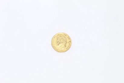 null Pièce en or de 20 francs Louis-Philippe I type Domard, tête laurée, 1833 atelier...