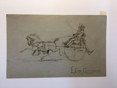 null COMERRE Léon François (1850-1916)

Carriole

Encre sur papier gris

infimes...