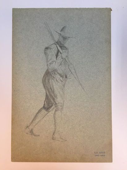 null GROS Lucien-Alphonse, 1845-1913

Soldats fantassins

Crayon, 25x16 cm, cachet...