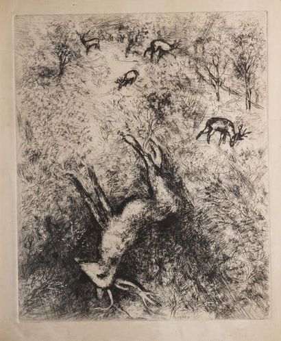 null CHAGALL Marc, 1887-1985

The sick deer

etching in black (sunstroke, small freckle...