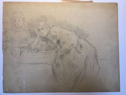 null JEANNIOT Pierre Georges (1848-1934)

La couture 

Dessin au crayon sur papier...