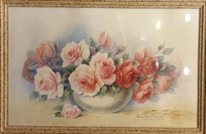 null RENAUD Madeleine (1900-1994)

Bouquet de roses 

Aquarelle signée en bas à droite...