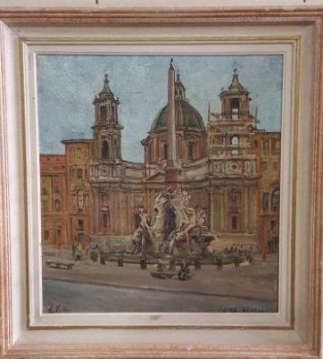 null MATHEY Paul, 1891-1972, 

Piazza Navona

Oil on canvas signed lower left 

60...