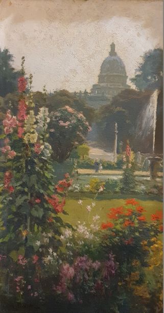 null PIERSON Albert Léopold (XIX-XX)

Le jardin vers le Panthéon 

Huile sur carton...