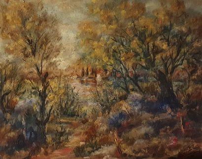 null TISOT Félix (1909-1979)



Wooded path 

Oil on canvas signed lower right 

50...