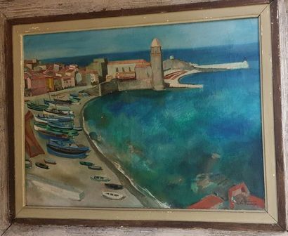 null VUILLERMOZ Louis (1923)

Port of Collioure

Oil on canvas, signed lower right

stains,...