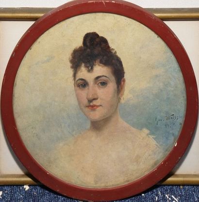 null WEISS Géo, dit GÉO-WEISS, 1861-1929

Jeune femme brune, 1889

huile sur panneau...