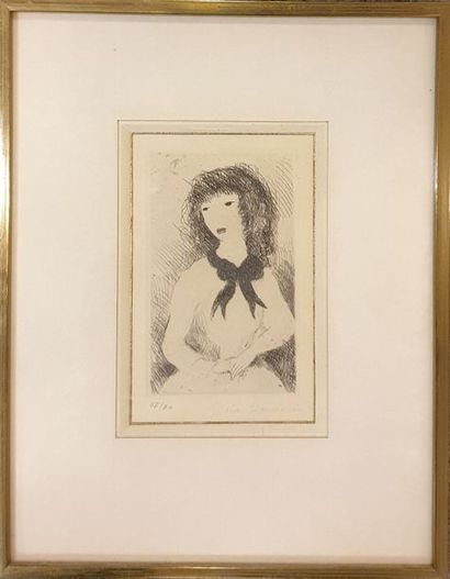 null LAURENCIN Marie (1883-1956)

Portrait of a woman

Eau forte

signed lower right...