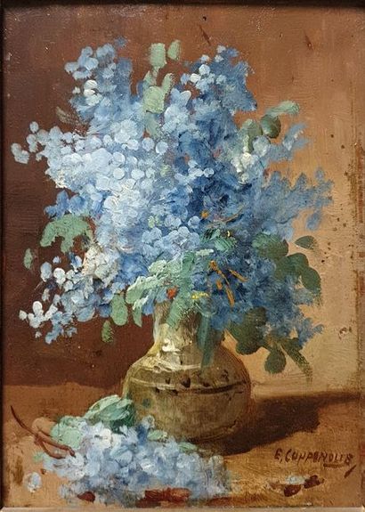 COPPENOLLE Edmond Van COPPENOLLE Edmond Van, 1843-1915,

Bouquets champêtres,

paire...