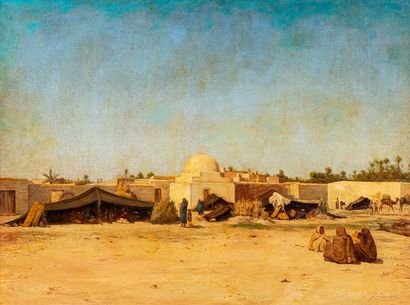 DAUBEIL Jules DAUBEIL Jules, 1839-1896

Campement nomade, Jaber, Tunisie

huile sur...
