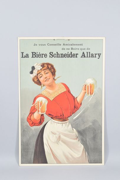 null Lot de 6 cartons publicitaires :

Bière ALLARY d'après Jean d'Ylen ( 1886-1938...