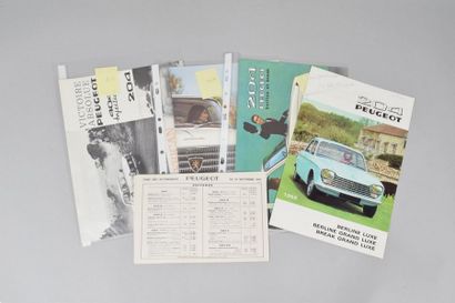 null PEUGEOT 14 documents commerciaux Peugeot 204 et 404 :

Tarif au 19 sept. 1966...