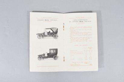 null RENAULT FRERES 

Catalogue en français de 1909, 23 p. Draeger Imp. 

Dim : 21x12...
