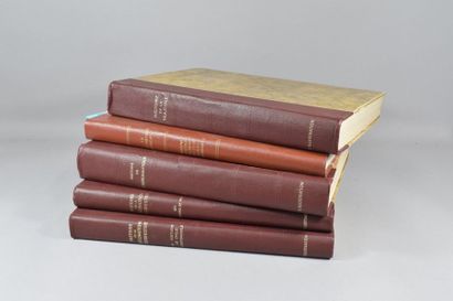 null L'ILLUSTRATION Réunion de quatre volumes in-folio publiés par l'Illustration...