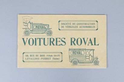 null ROYAL CARS

Catalogue of the motor vehicle manufacturing company 110 rue du...