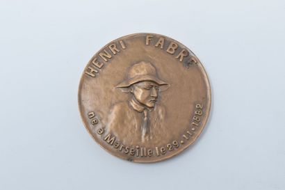 null FABRE Henri (1862-1984)

Médaille en bronze.

Avers : HENRI FABRE né à Marseille...