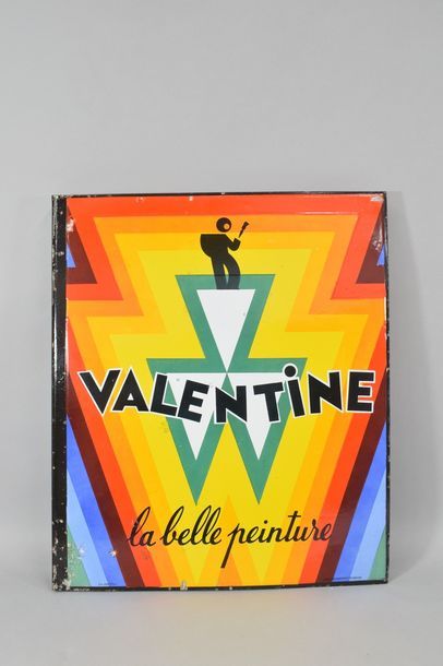 VALENTINE the beautiful painting. Double-sided...