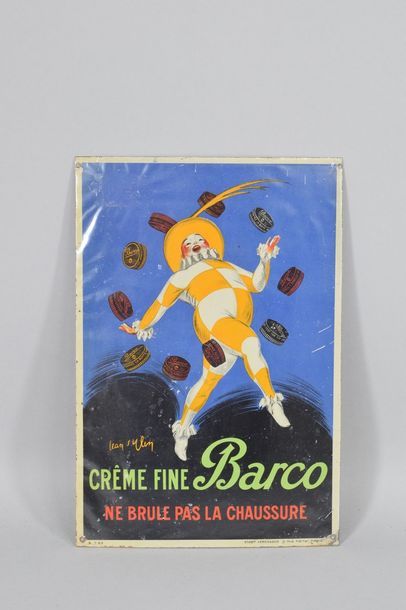 null BARCO painted sheet metal. BARCO fine cream does not burn the shoe. Illustration...