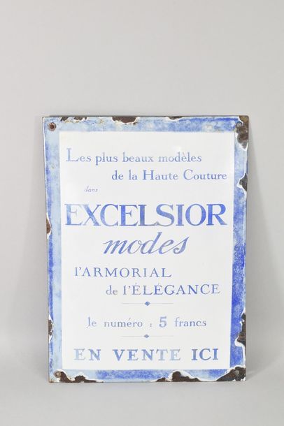 null EXCELSIOR modes the armorial of elegance - the number : 5 francs - On sale here....