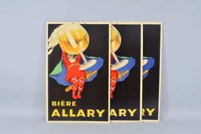 ALLARY beer. 

Set of three advertising cards...