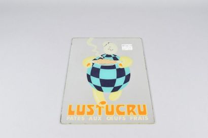 null LUSTUCRU mirror " fixed under glass " FRESH EGG PATES ". S.I.TA.M.

Size: 32.30x22.40...