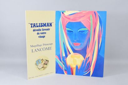 null Lancôme advertising cardboard "TALISMAN" reveals the future of your face. 

Spring...
