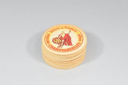 Beer CHAMPIGNEULLES. 17 cardboard coasters...