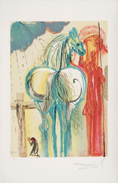 Salvador DALI Salvador DALI, 1904-1989
Dalinian horses
25 colour lithographs on embossed...