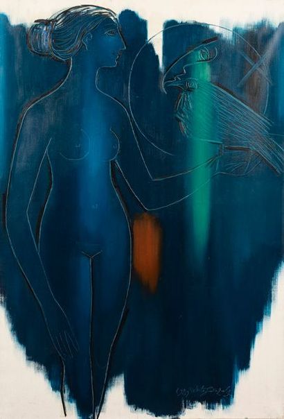 Roberta GONZALEZ Roberta GONZALEZ, 1909-1976

Blue Space, 14-11-59

oil on canvas...