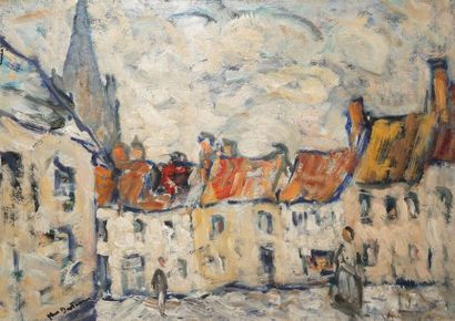 Abel BERTRAM Abel BERTRAM, 1871-1954

Street in Saint-Omer with the bell tower of...