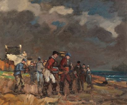 Abel BERTRAM Abel BERTRAM, 1871-1954

Fishermen at the seaside

oil on canvas, signed...
