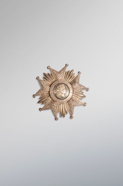 GRAND OFFICER'S PLAQUE OF THE ORDER OF THE...