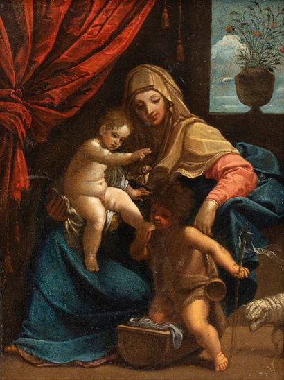 null RENI GUIDO (School of) 

Bologna 1575 - id; 1642 

The Virgin and Child blessing...