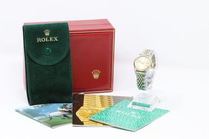 Rolex Datejust ROLEX DateJust

Montre bracelet de dame en or jaune 18K (750) et acier....