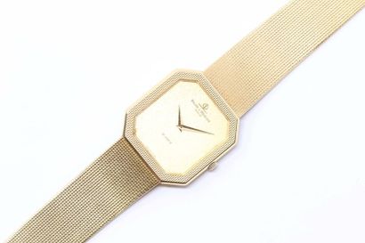 BAUME & MERCIER BALSAM & MERCIER

Bracelet watch in 18K (750) yellow gold. Octagonal...