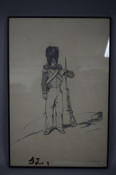 null ANONYME

Soldat de Napoléon III, juillet 1898

crayon sur papier, en bas à gauche...