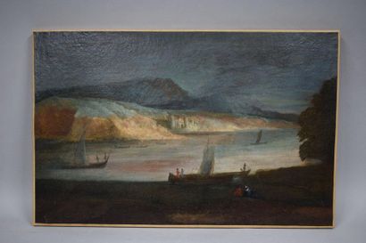 null ÉCOLE FRANCAISE du XVIII siècle



Paysage à la rivière avec couple de promeneurs...