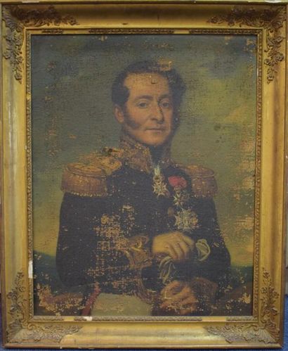 null ECOLE FRANCAISE XIXe

Portrait de l'amiral Pierre Louis Aimé Mathieu (1790-1870),...