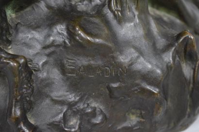 null SALADIN, Faune en bronze, 24 cm