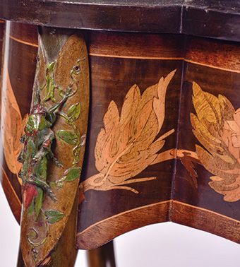 null Charles-Guillaume DIEHL

(1811-1885, attribute a)

Veneer and marquetry work...