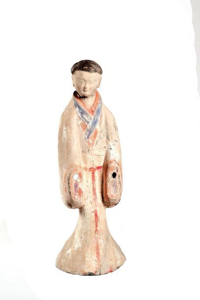 null CHINE - Epoque HAN (206 av. JC - 220 ap. JC)

Importante statuette de dame de...