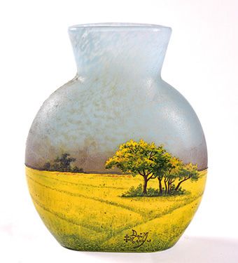 null DAUM

Vase "Messidor" ovoid shoulder-to-shoulder with flat body.

Proof in glass...