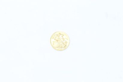 null Gold coin of 1 sovereign George V (1913).

APC to SUP.

Weight: 7.99 g.