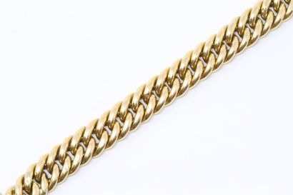 null Bracelet in 18k (750) yellow gold with chain link.

Broken safety chain

Wrist...
