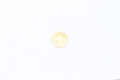null Pièce en or de 10 francs Coq Marianne (1912).

TB à TTB.

Poids : 3.22 g.