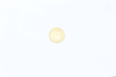 null Pièce en or de 10 francs Coq Marianne (1912).

TB à TTB.

Poids : 3.22 g.