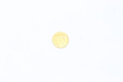 null Gold coin of 10 francs Coq Marianne (1908).

B to TB.

Weight: 3.22 g.