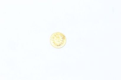 null Gold coin of 10 francs Napoleon III head laureate (1866 BB).

TB to APC.

Weight:...